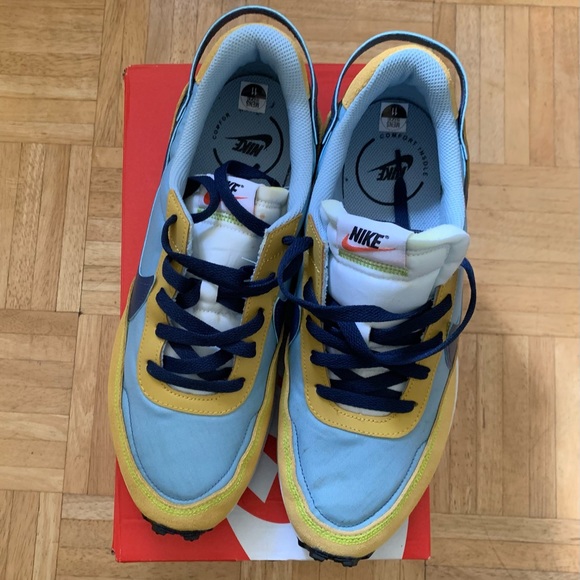 Size 11 - Nike Waffle One Blue Sanded Gold - Picture 3 of 6